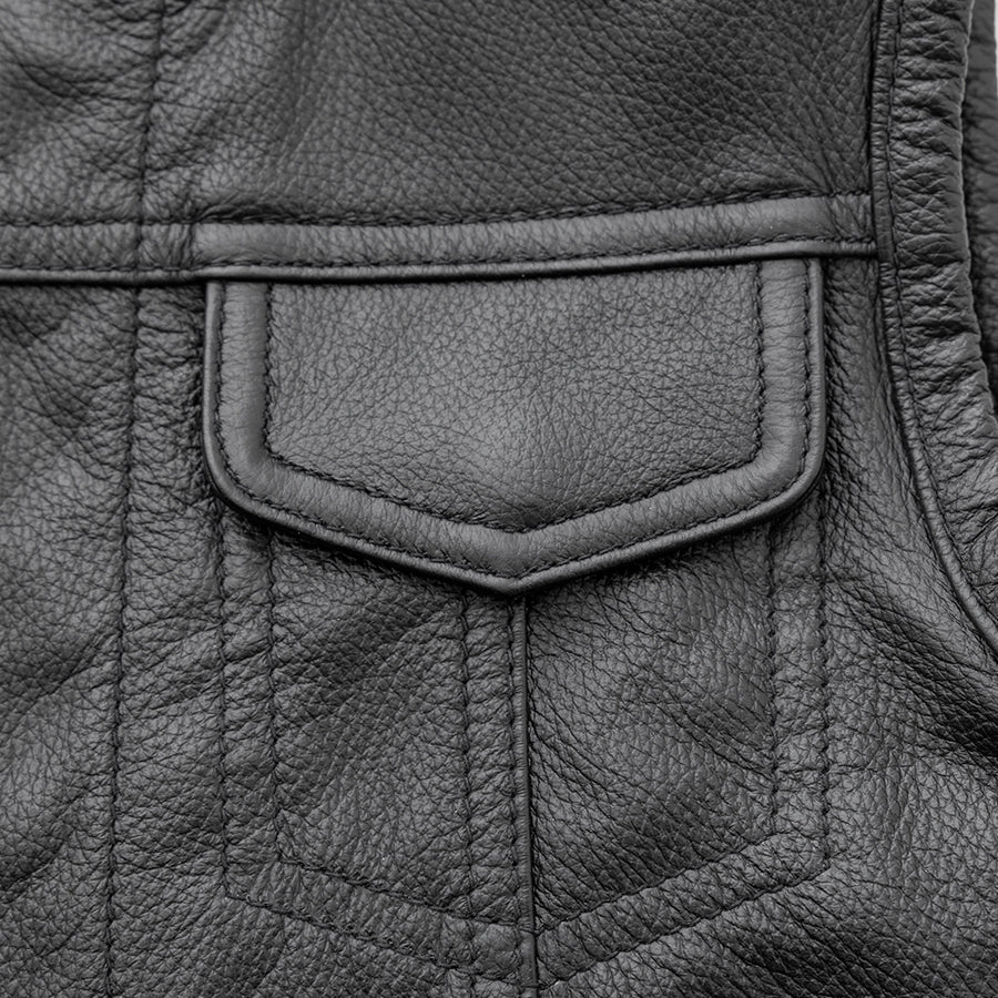 Bad Boy-  Kid's Leather Vest - Image 4