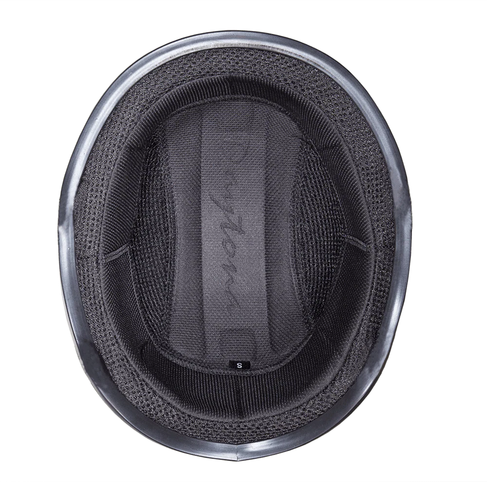 D.O.T. Daytona Skull Cap W/O Visor- Grey Carbon Fiber - Image 6