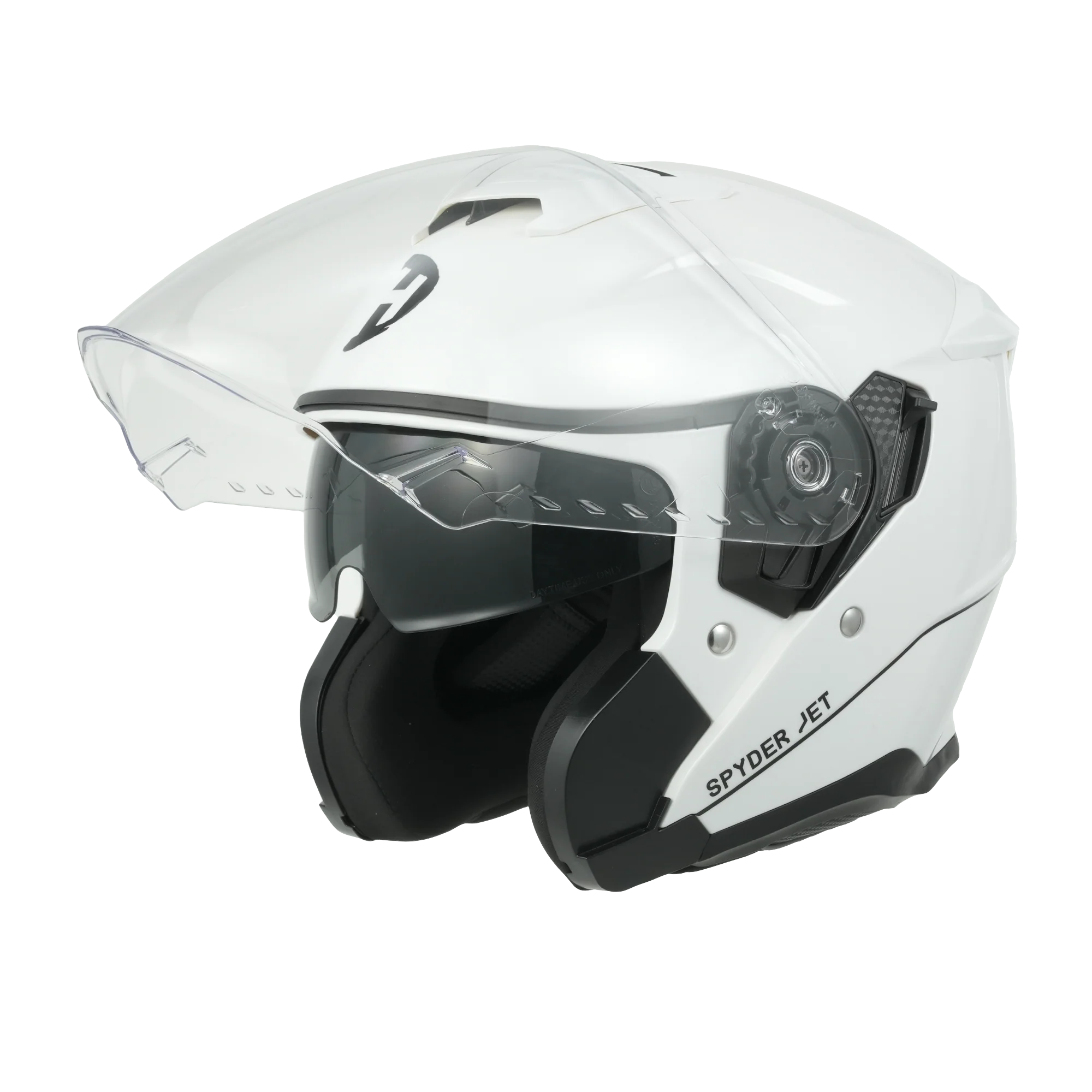 D.O.T. & ECE Daytona Spyder Jet- Hi-Gloss White