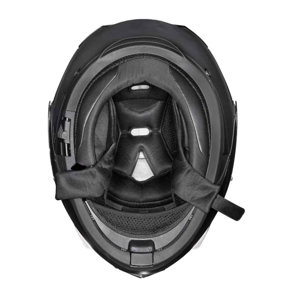 Daytona Glide Modular Motorcycle Helmet - DOT Approved, Bluetooth Ready, Dual Visor, Men/Women/Youth - W/ Flowers - Image 7