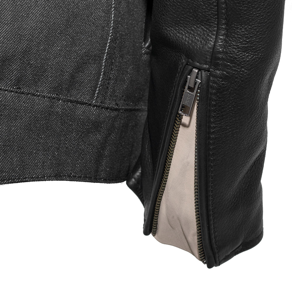 Cutlass - Men's Denim/Leather Jacket - Image 3