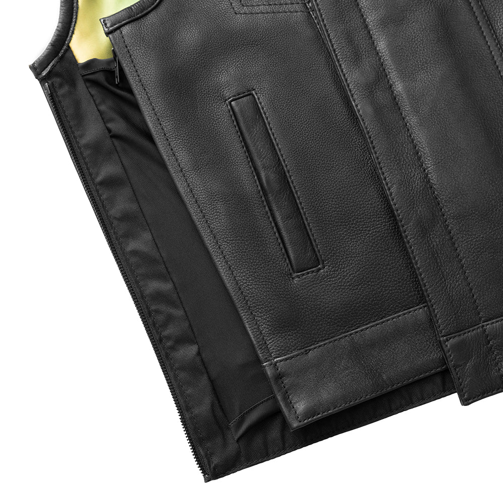 Dio - Men's Leather Motorcycle Vest - Limited Edition - Image 3
