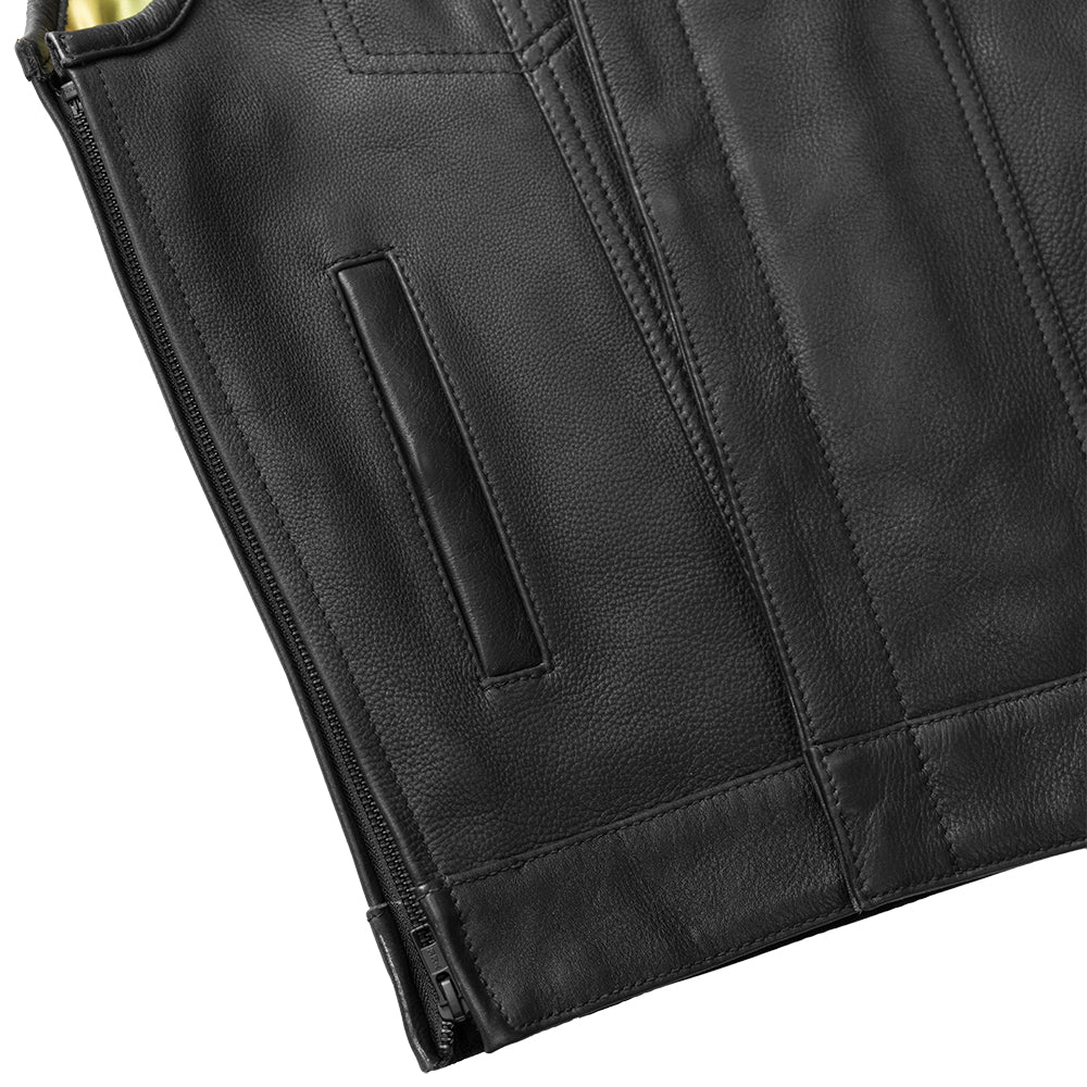 Dio - Men's Leather Motorcycle Vest - Limited Edition - Image 4