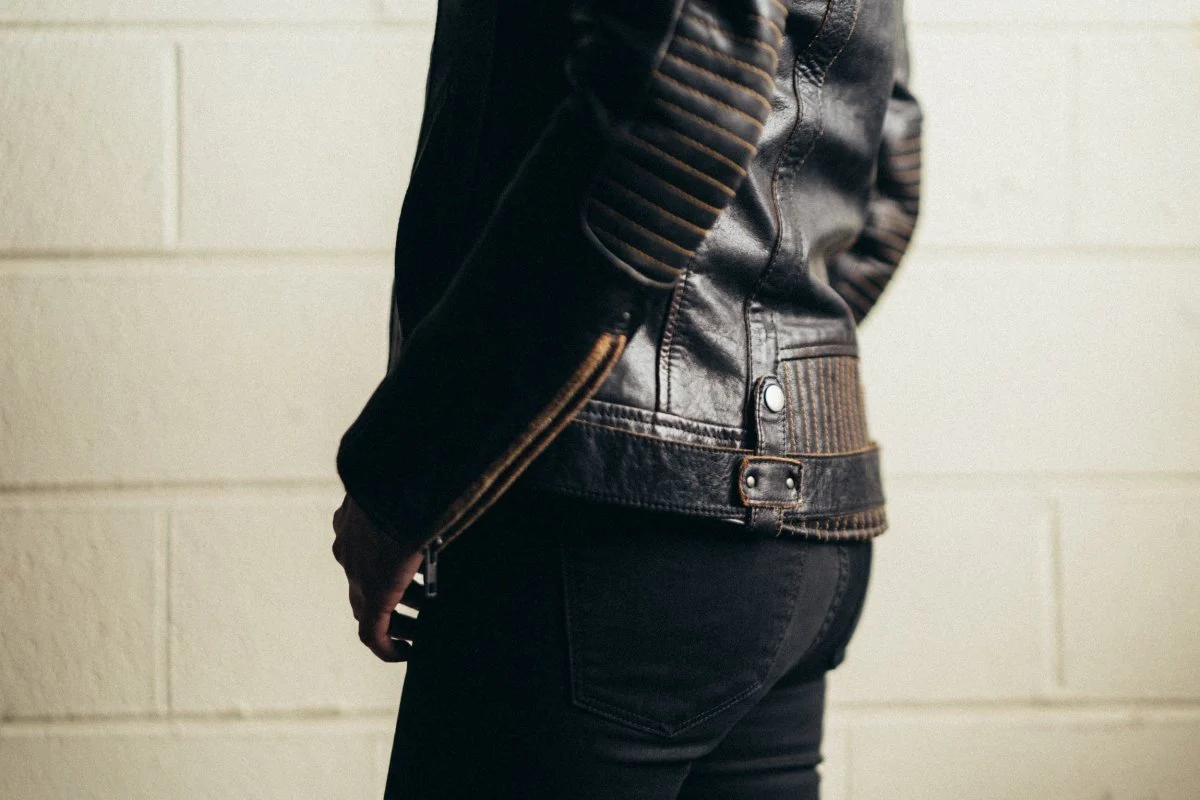 Electra - Women's Motorcycle Leather Jacket - Image 6