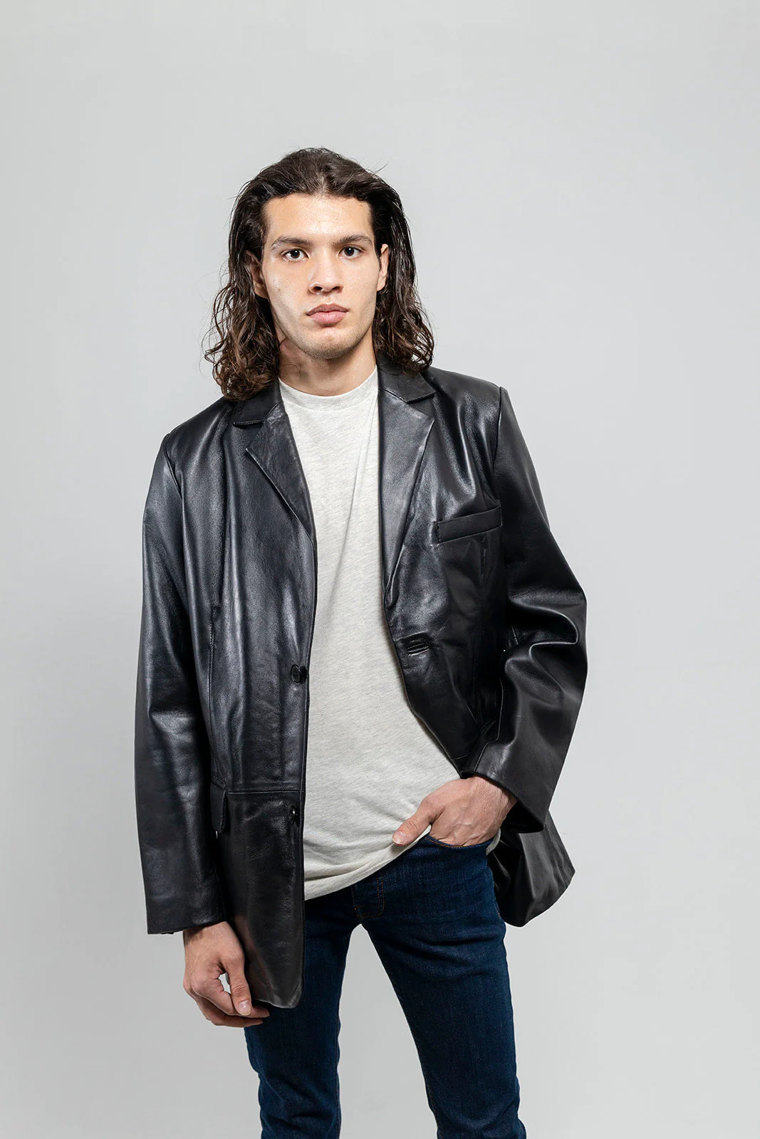 Esquire Mens Leather Jacket - Image 5