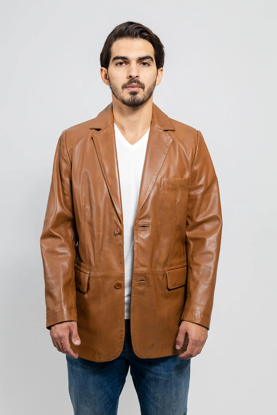 Esquire Mens Leather Jacket - Image 9
