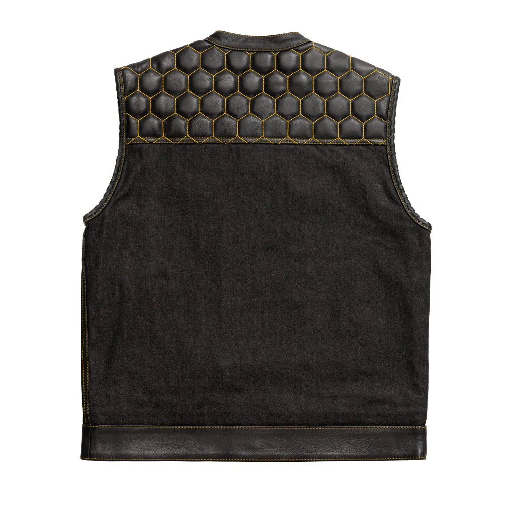 Hornet - Men's Denim Motorcycle Vest - Limited Edition - Image 2