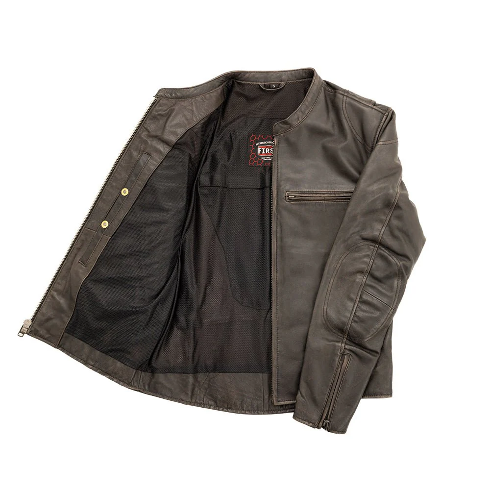 Indy Men's Motorcycle Leather Jacket - Image 14