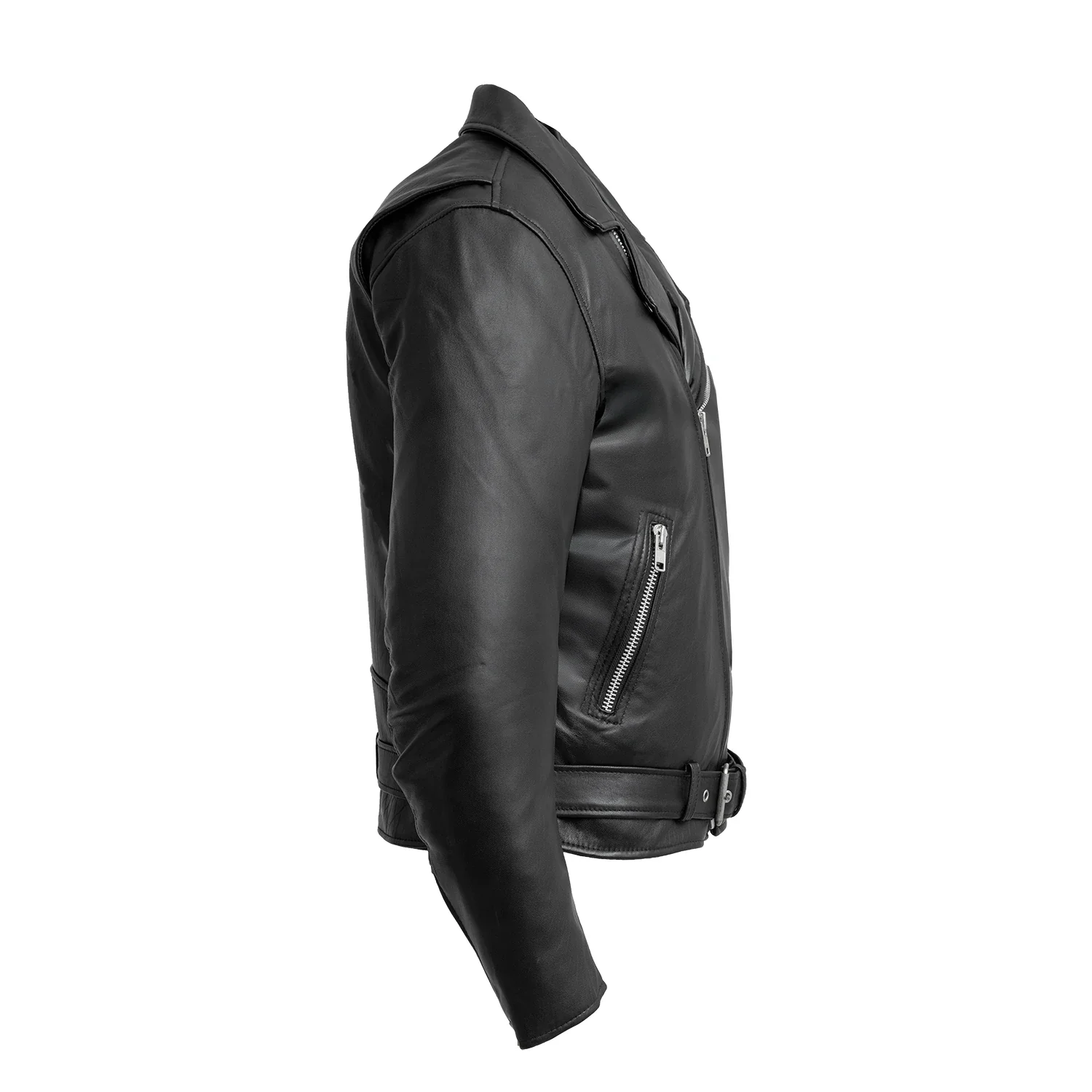 Jay Mens Fashion Leather Jacket - Image 3