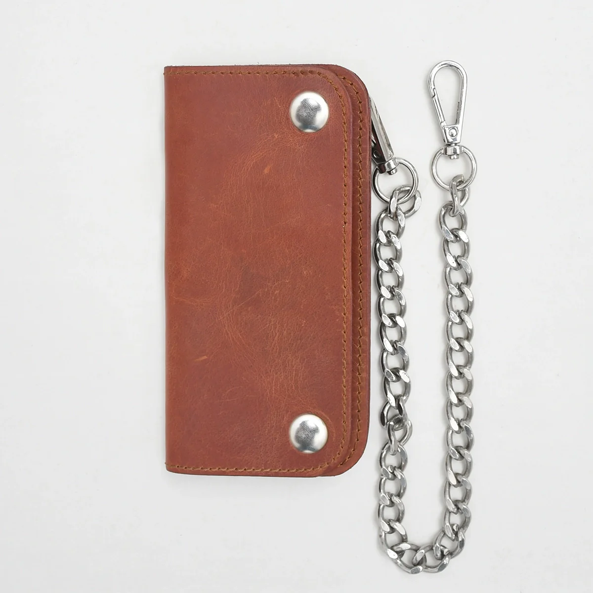 LARGE TRUCKER - Vegetable Tanned Leather Wallet - Image 28