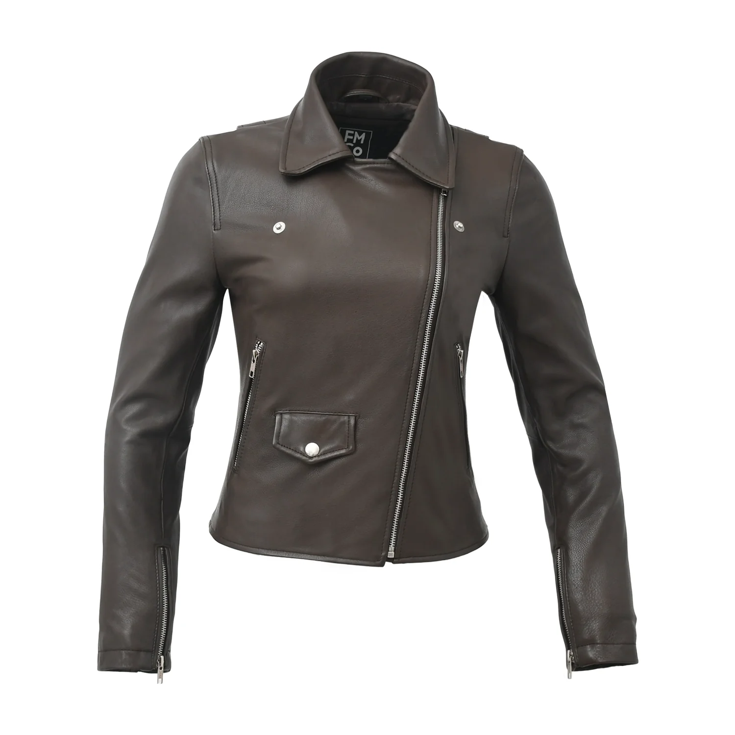 Lennox  Moto Style Leather Jacket - Image 33