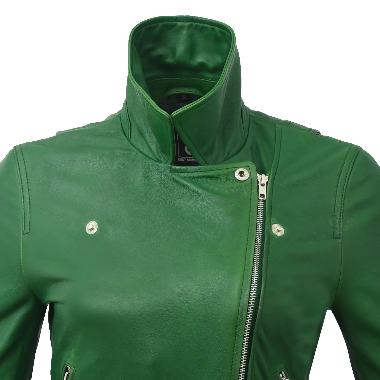 Lennox  Moto Style Leather Jacket - Image 4