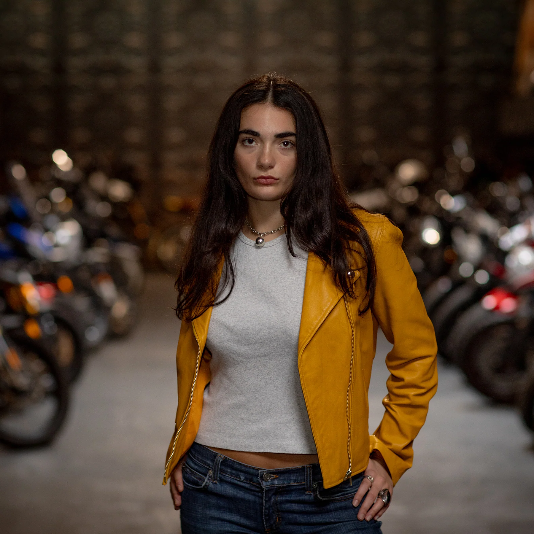 Lennox  Moto Style Leather Jacket - Image 40