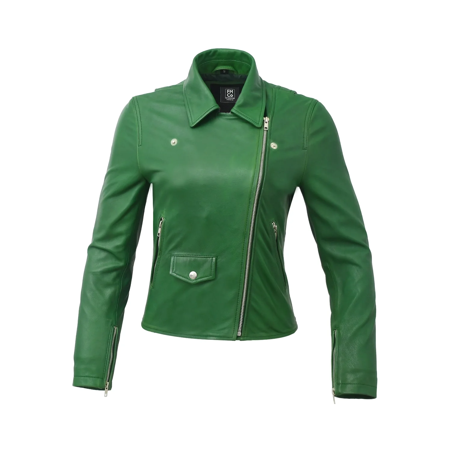 Lennox  Moto Style Leather Jacket - Image 9