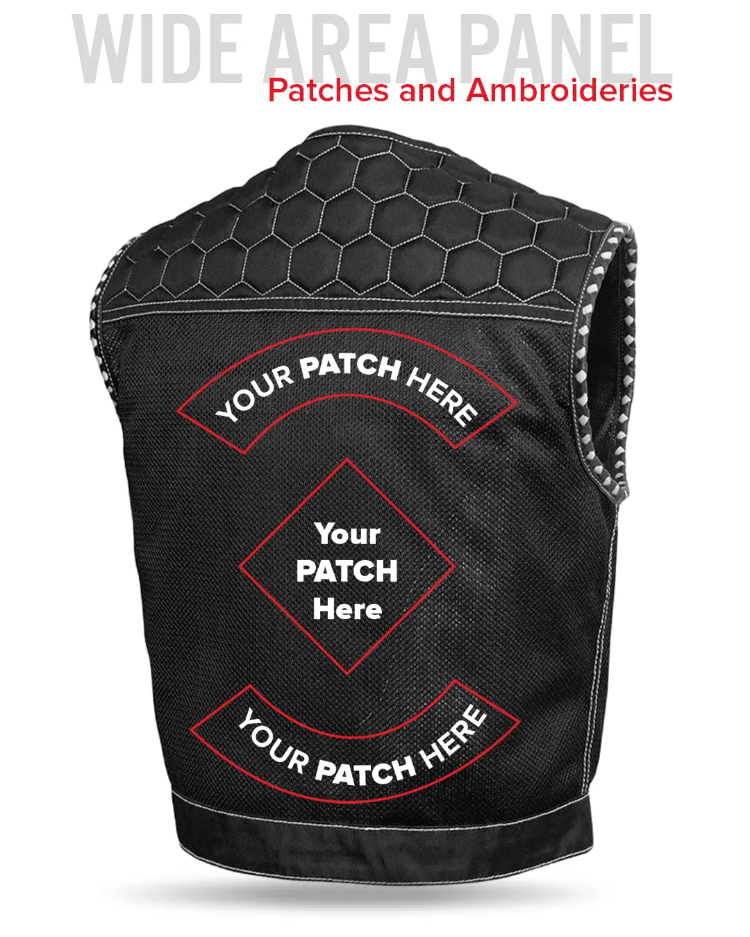 Lowside Hornet Moto Mesh Men's Club Style Vest - Image 22