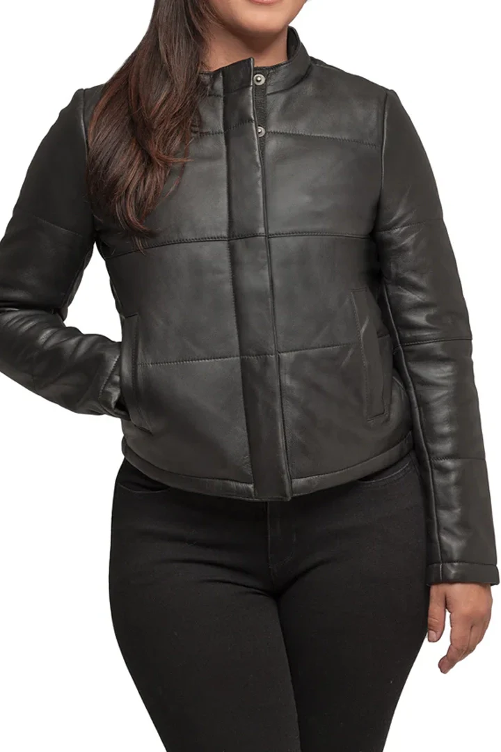 Melysa Leather Jacket - Image 10