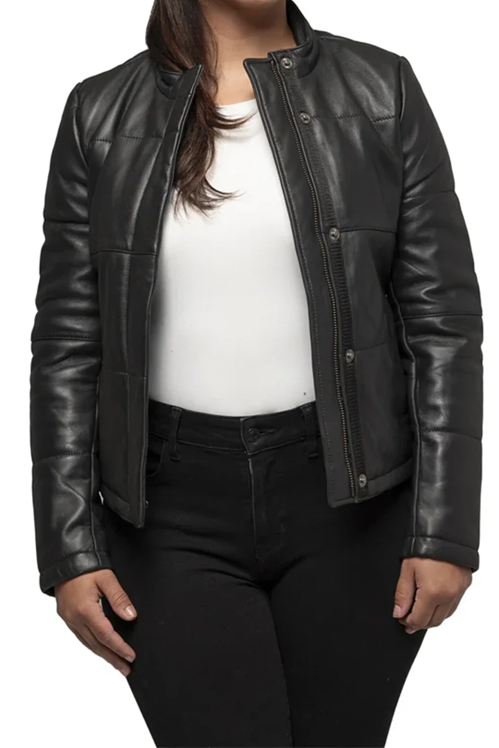 Melysa Leather Jacket - Image 6
