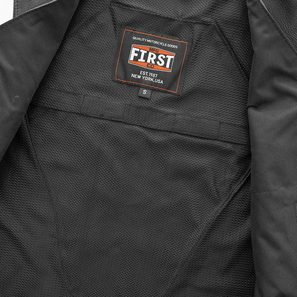 Texan Men's Motorcycle Western Style Leather Vest - Image 3