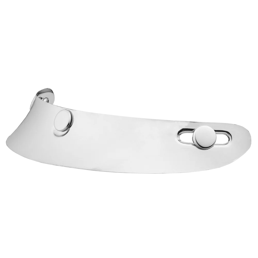 Mini Scoop Visor- Chrome