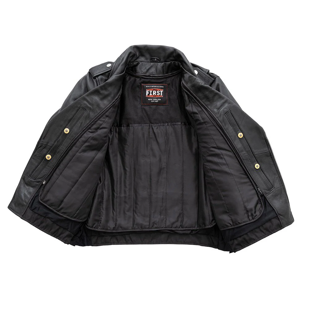 Popstar Women's Motorcycle Leather Jacket - Image 3