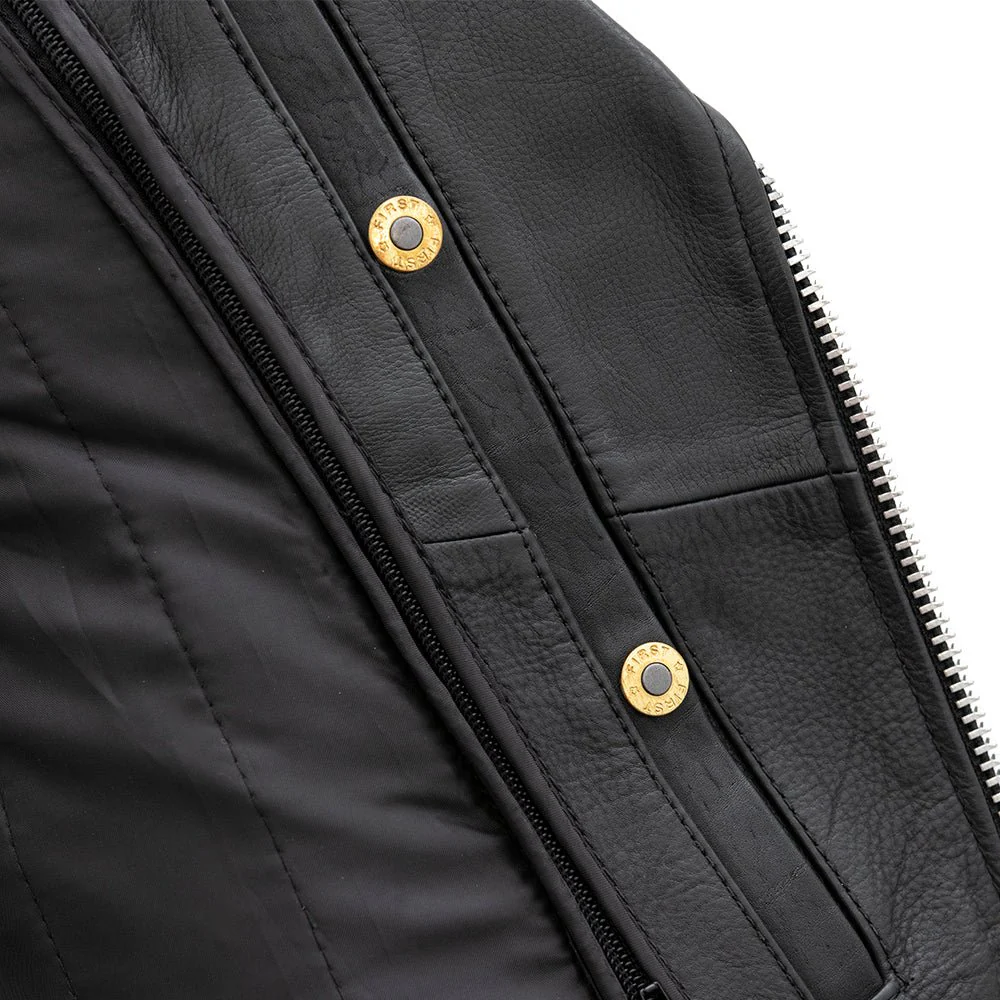 Popstar Women's Motorcycle Leather Jacket - Image 4