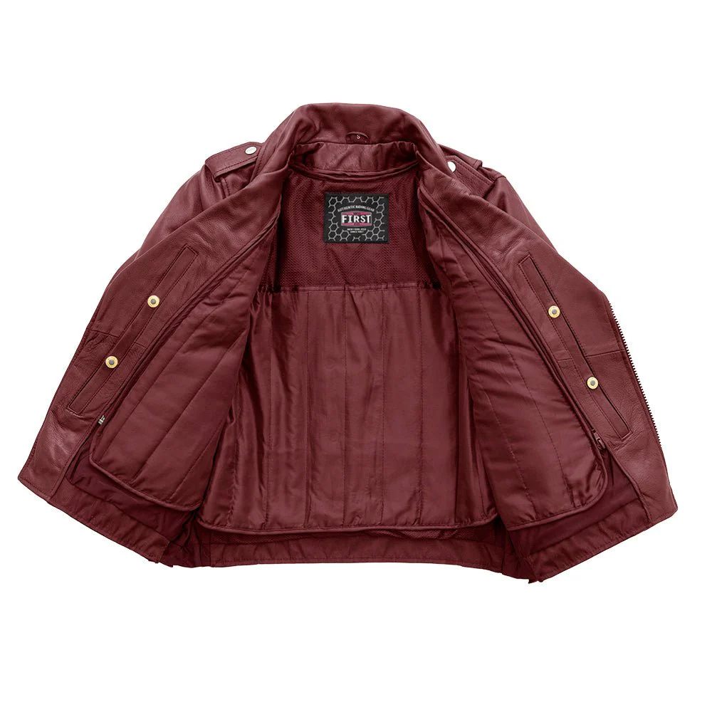 Popstar Women's Motorcycle Leather Jacket - Image 9