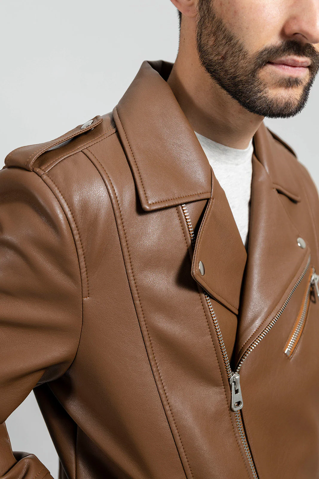 Nash Vegan Faux Leather Jacket - Image 3