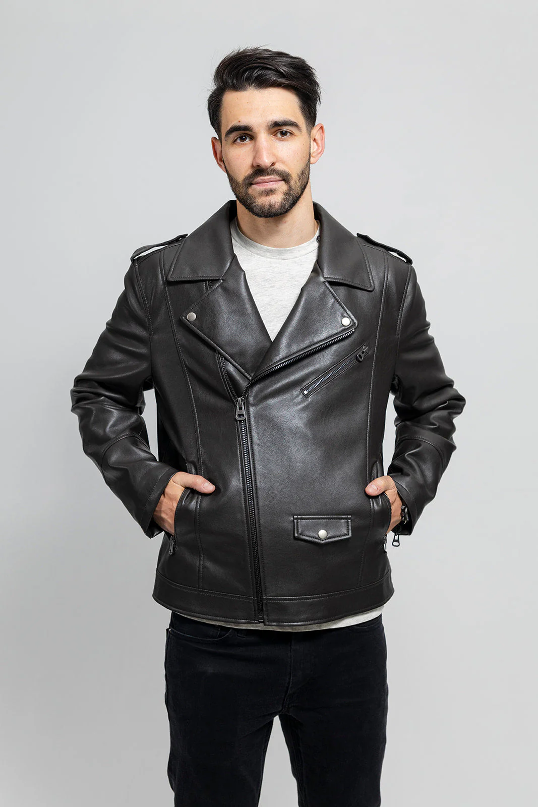 Nash Vegan Faux Leather Jacket - Image 9