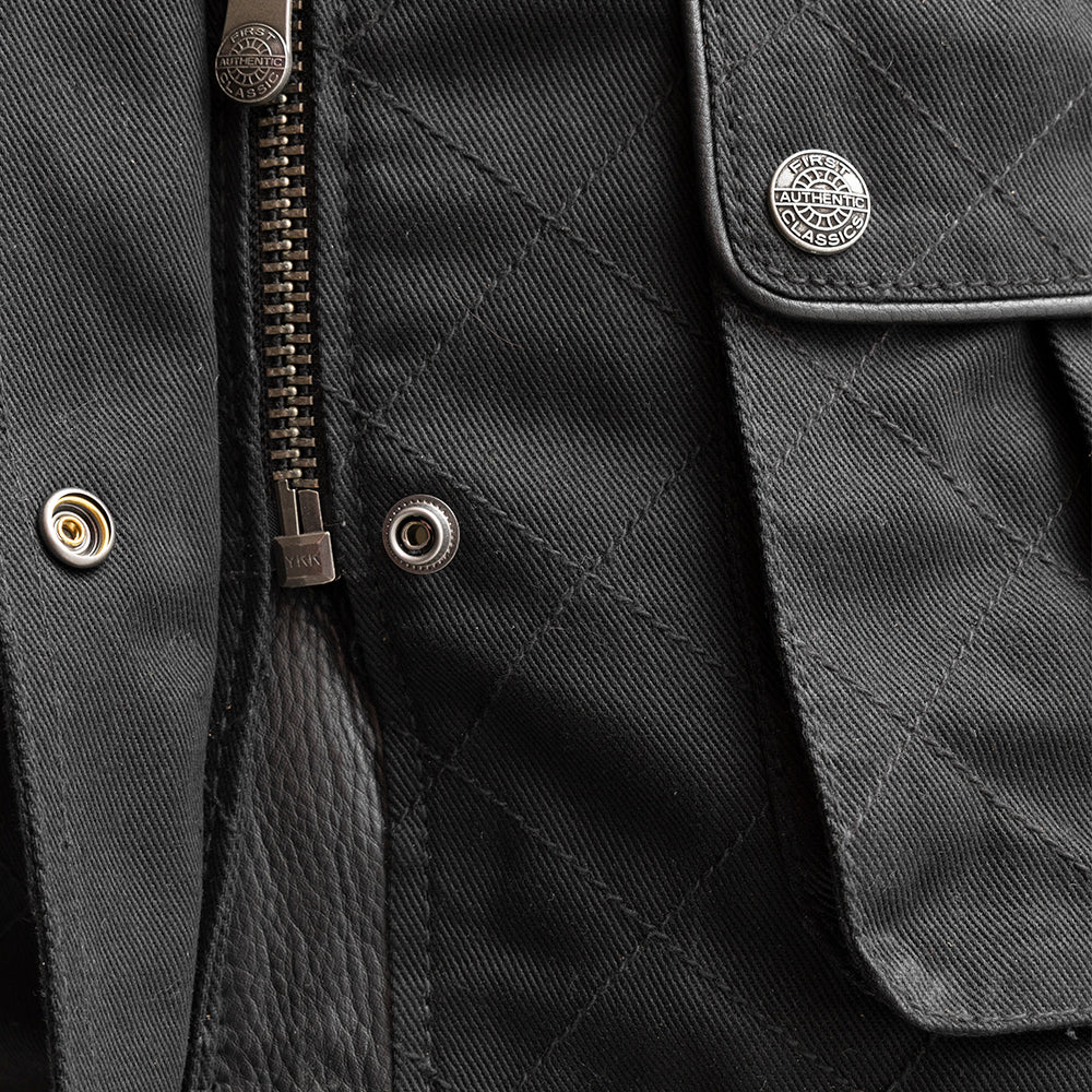 Outcast - Women's Twill Motorcycle Jacket - Image 3