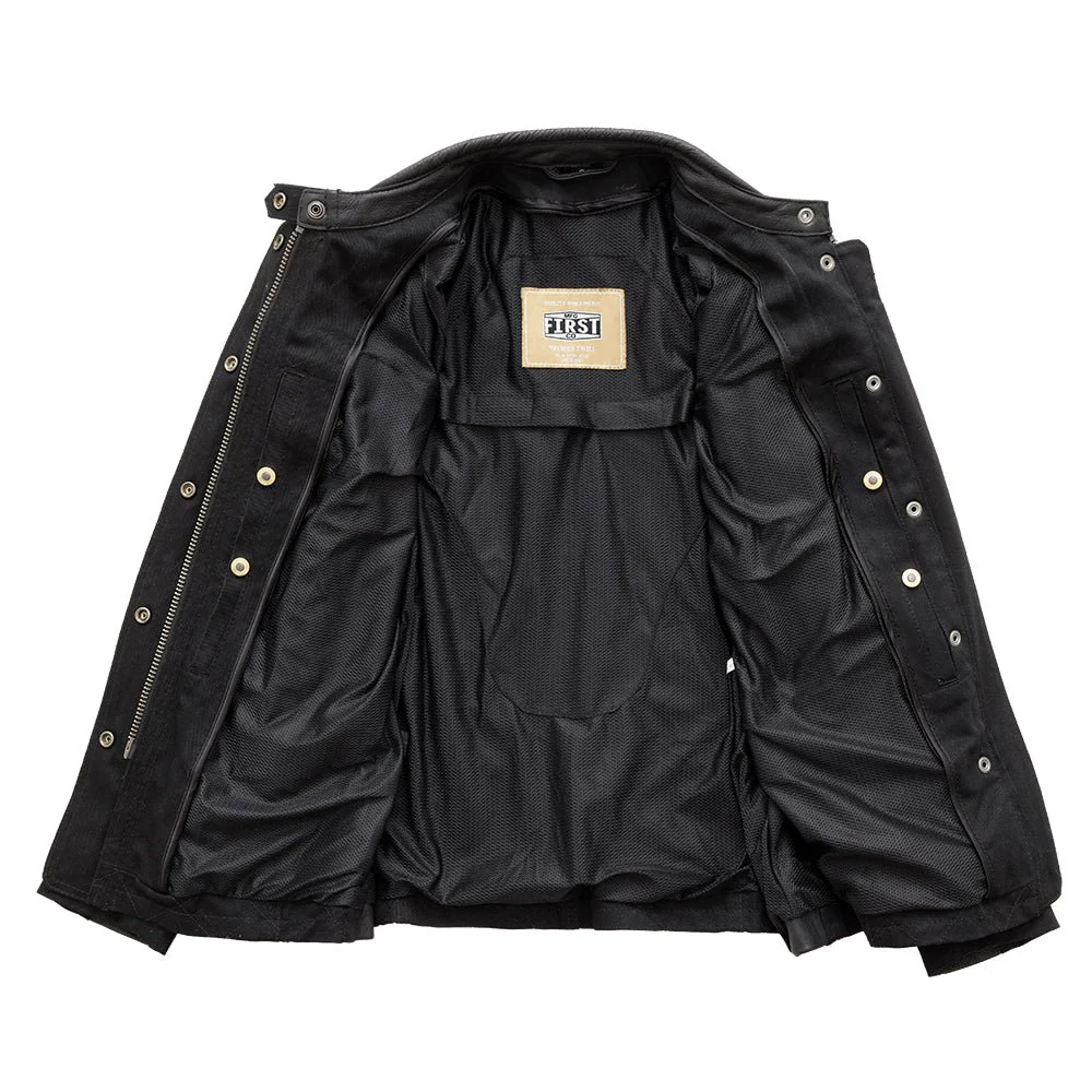 Outcast - Women's Twill Motorcycle Jacket - Image 4