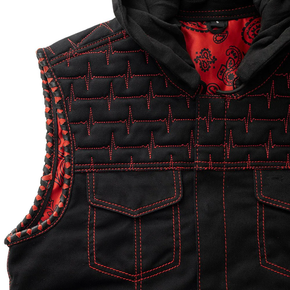 Pulse - Men's Twill Motorcycle Vest - Limited Edition - Image 3