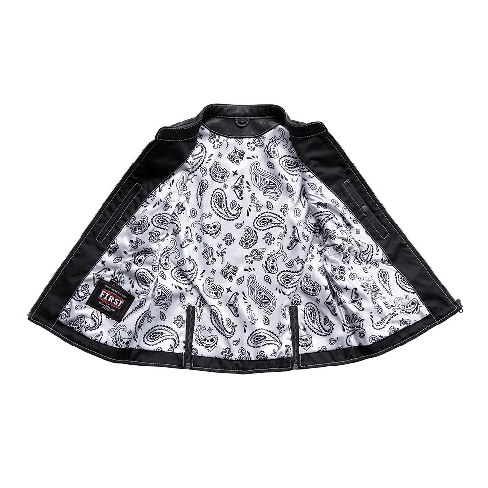 Quinn Women's Club Style Leather Vest - Limited Edition - Image 3