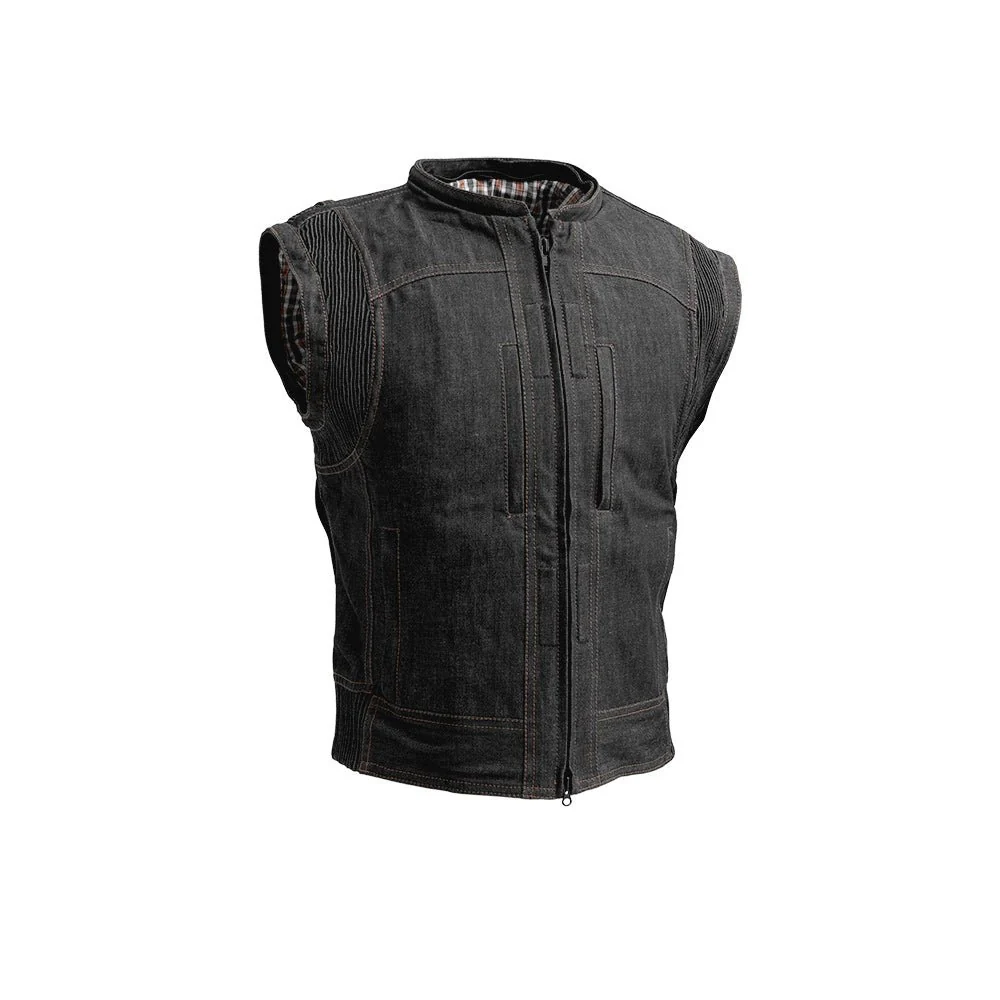 RYBAK Men's Denim Biker Club Jacket - Image 10