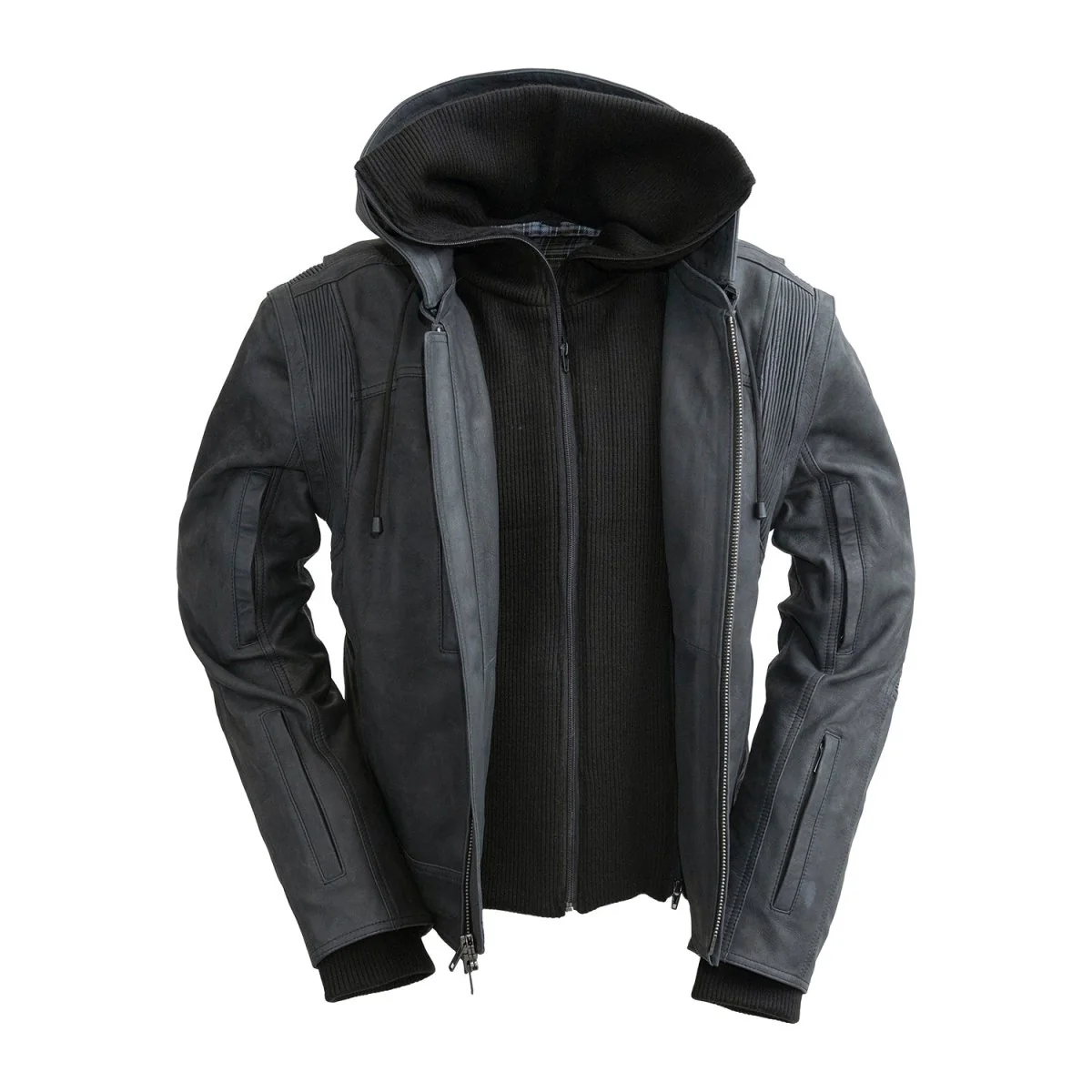 RYBAK Women's Leather Biker Club Jacket - Image 12