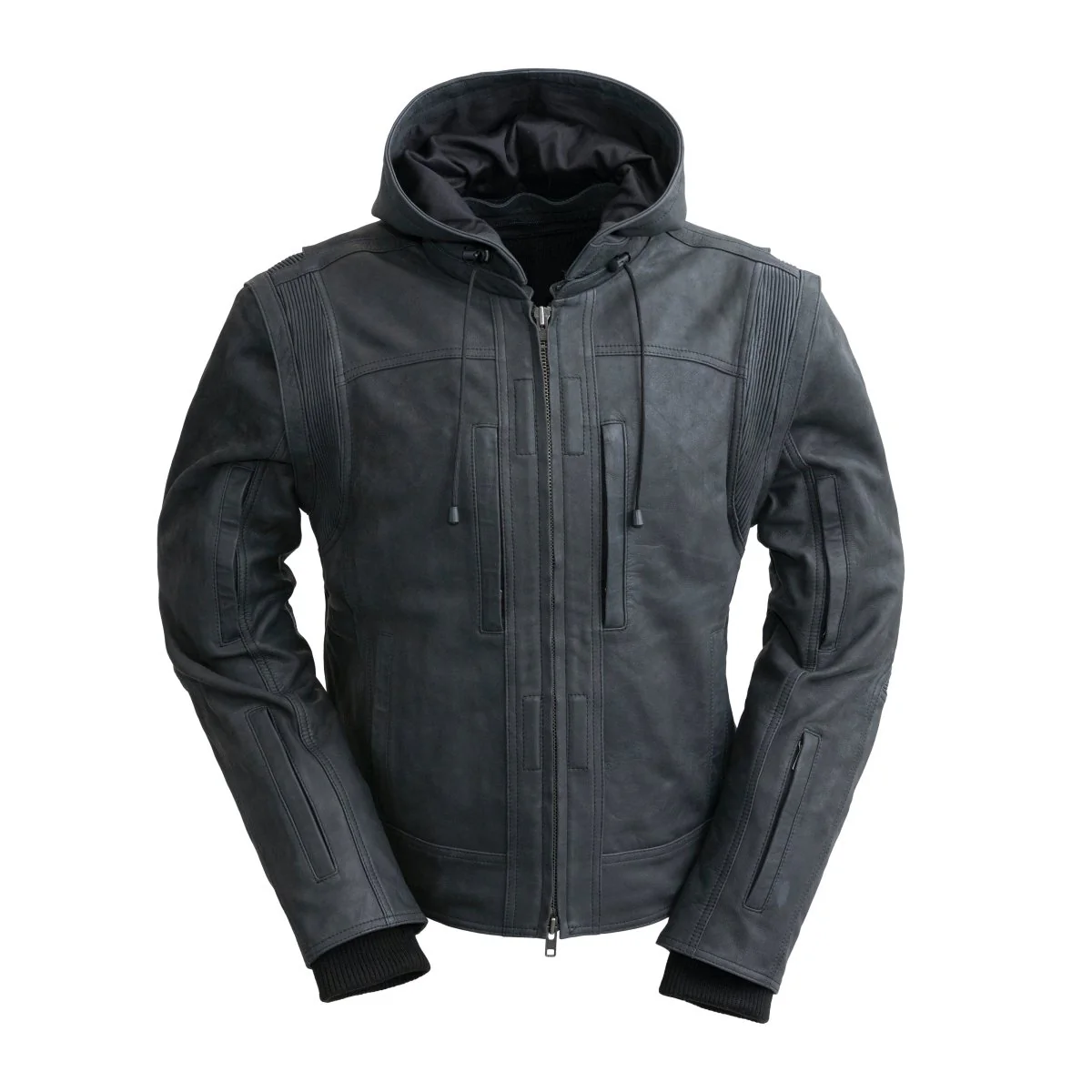RYBAK Women's Leather Biker Club Jacket - Image 4