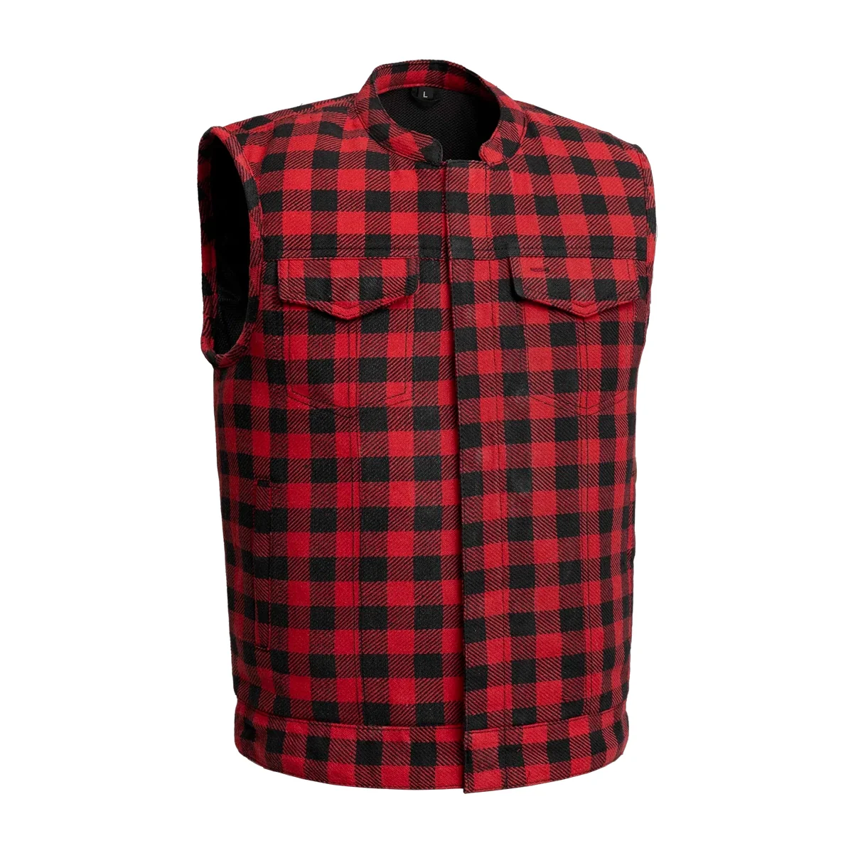 Sharp Shooter Moto Men's Canvas Vest - Recycled - Image 9