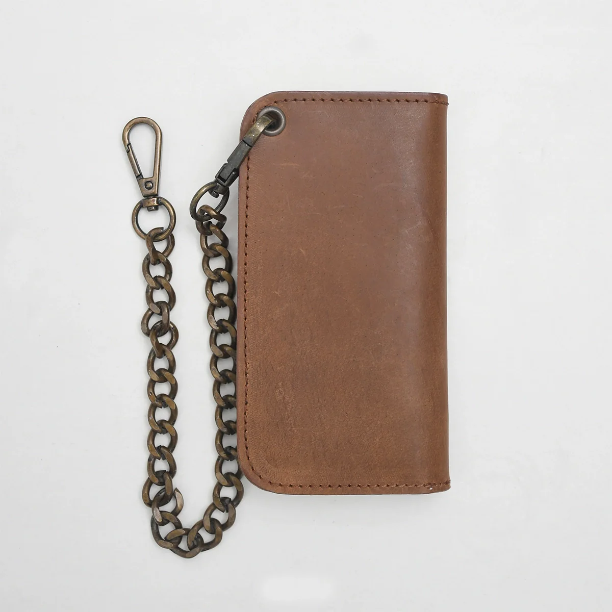 SMALL TRUCKER - Vegetable Tanned Leather Wallet - Image 24