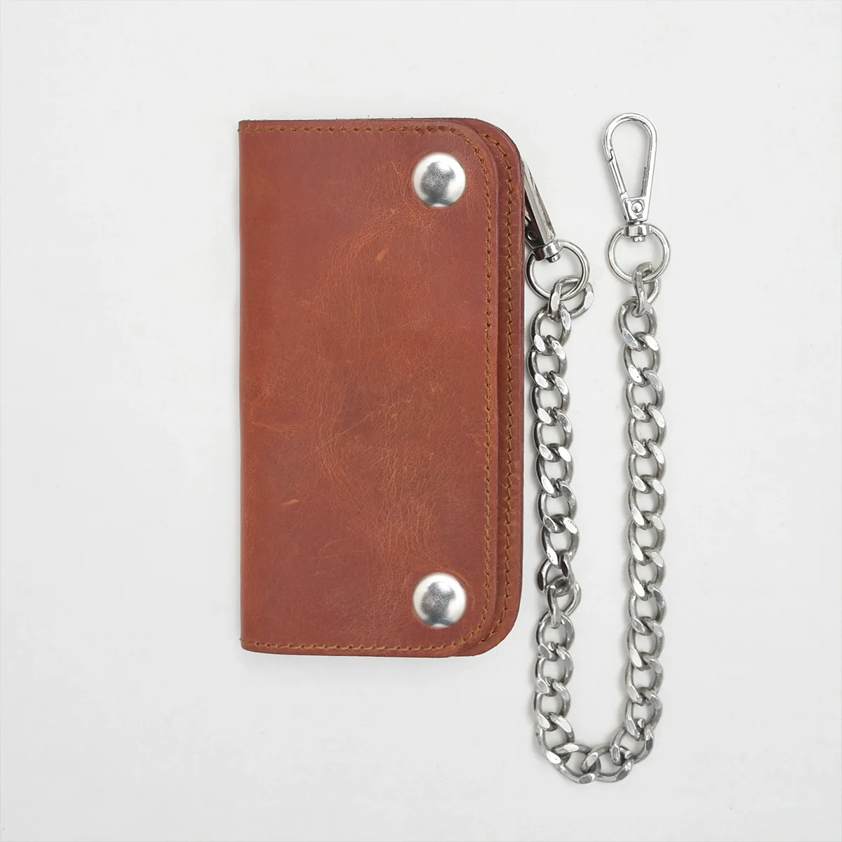 SMALL TRUCKER - Vegetable Tanned Leather Wallet - Image 30