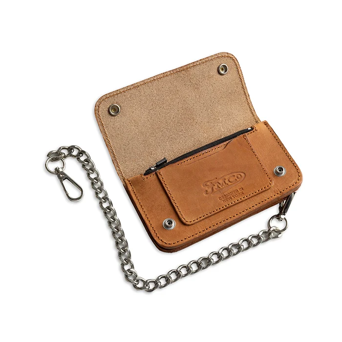 SMALL TRUCKER - Vegetable Tanned Leather Wallet - Image 49