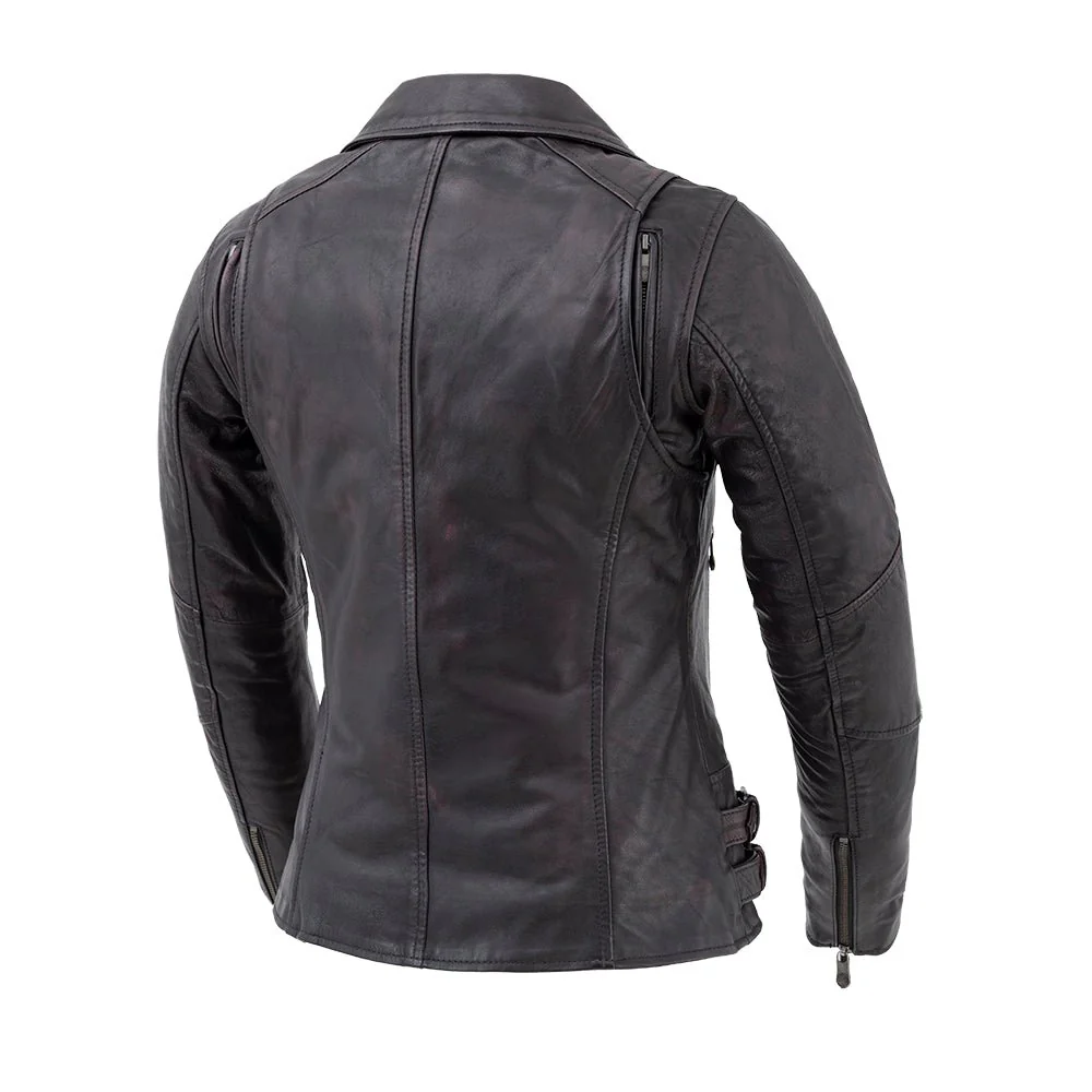 Wildside - Women's Motorcycle Leather Jacket - Image 2