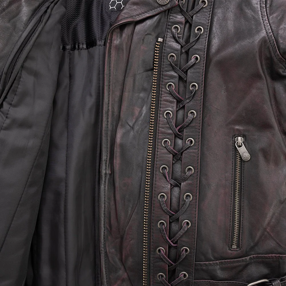 Wildside - Women's Motorcycle Leather Jacket - Image 5