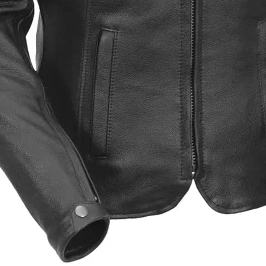 Maiden - Women's Motorcycle Leather Jacket - Image 4